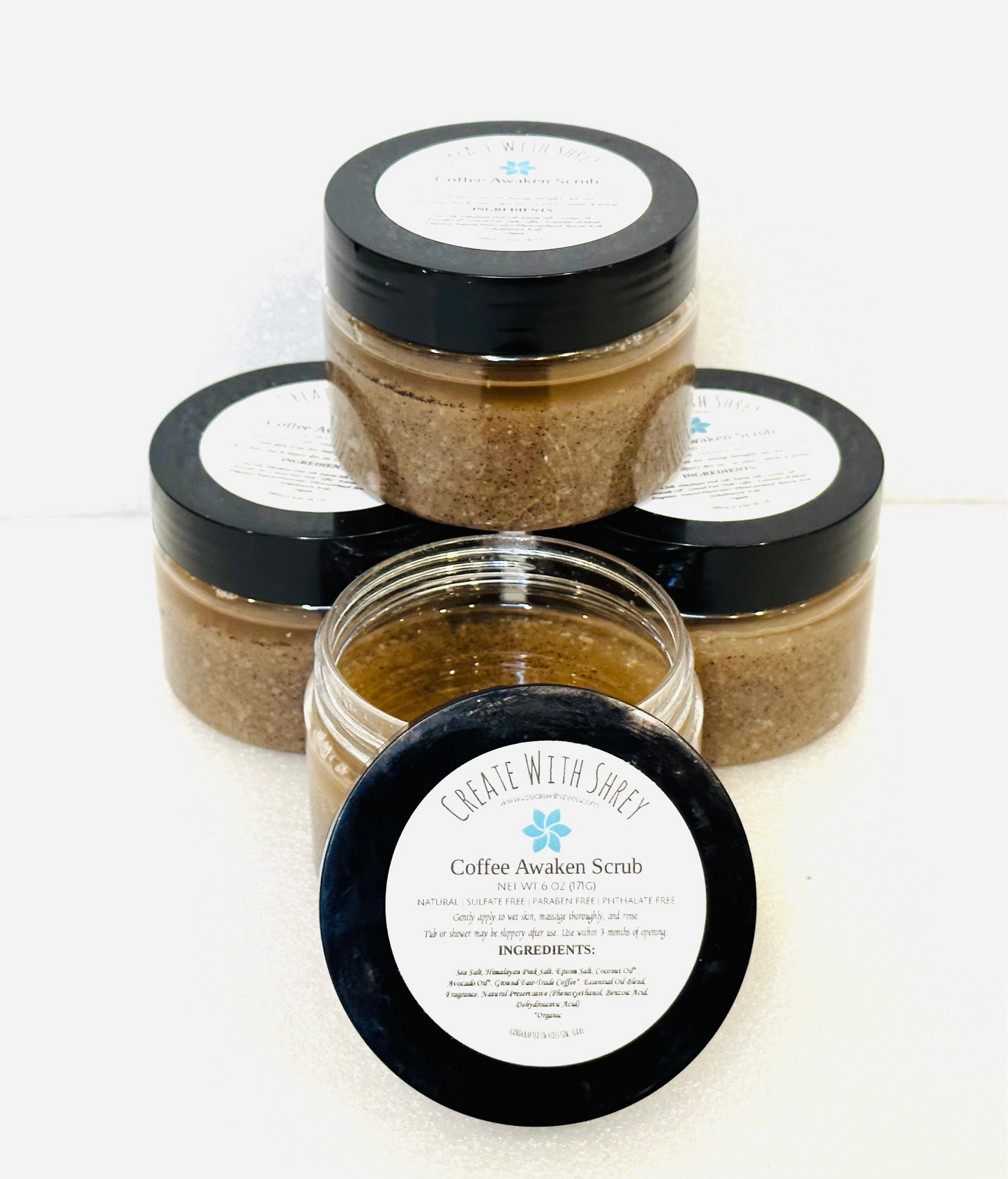Coffee Awaken Sea Salt Scrub