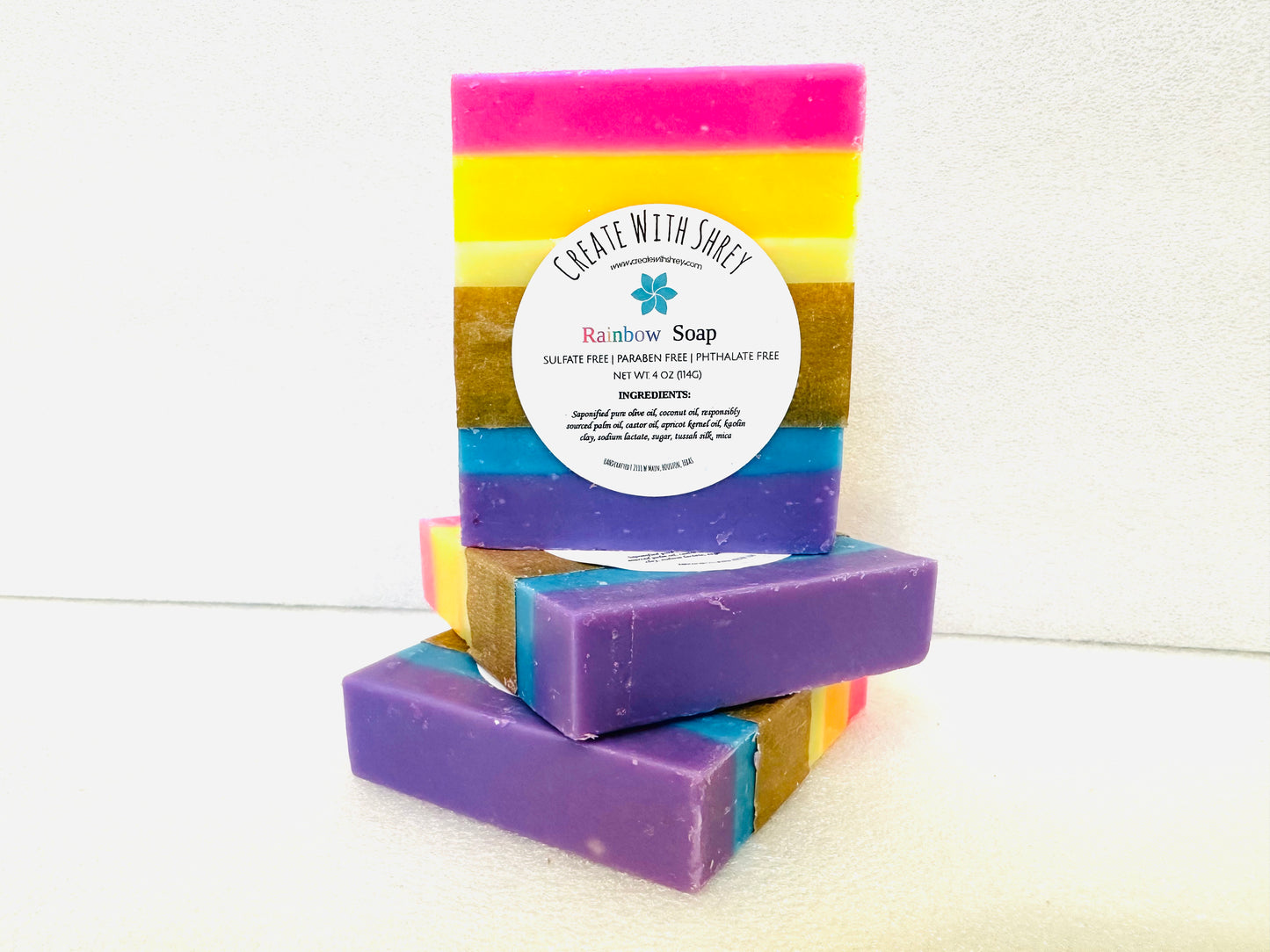 π Rainbow π Cold Process Soap