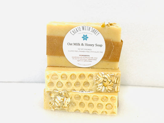Oat Milk & Honey Cold Process Soap