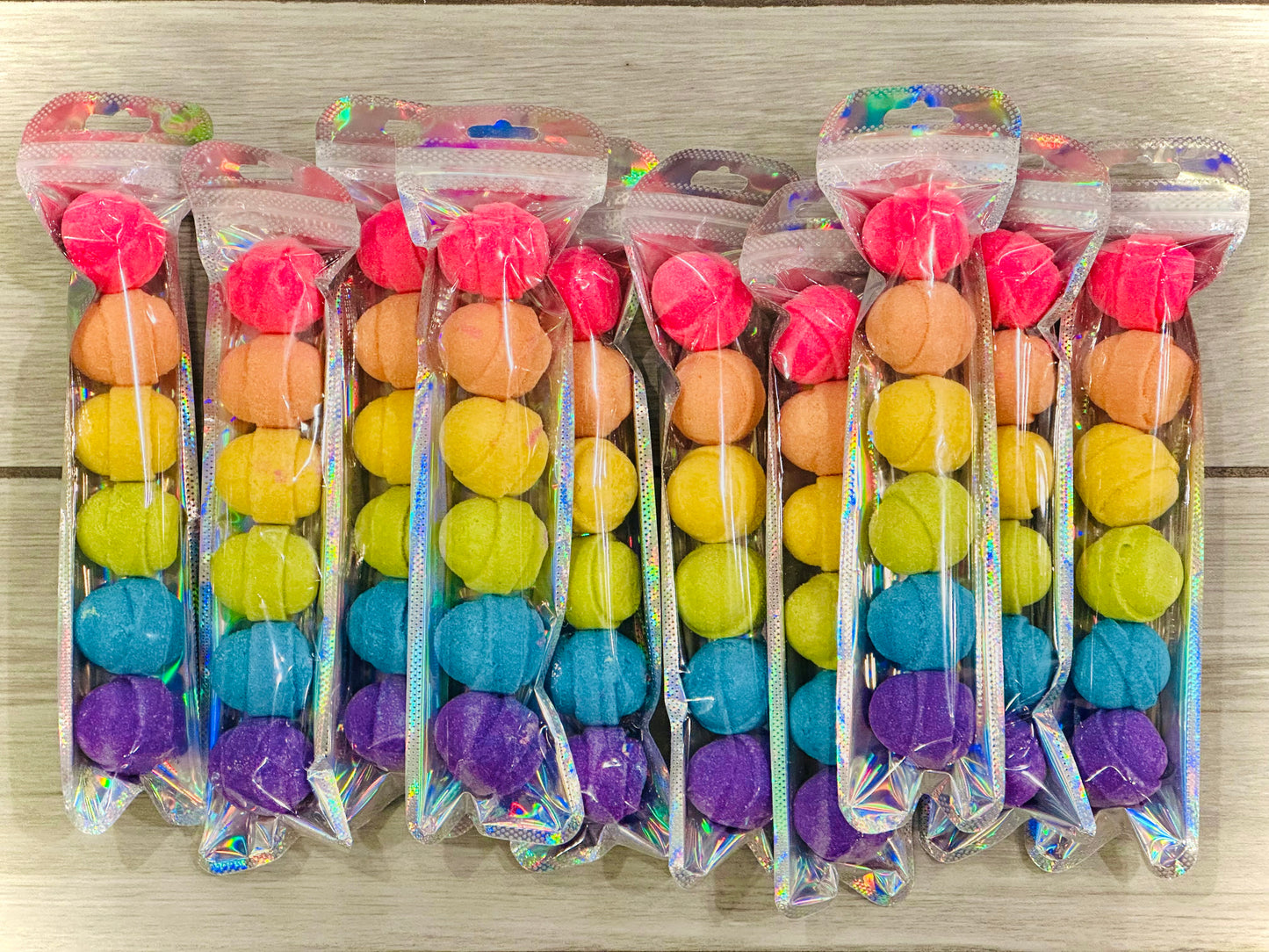 🌈 Rainbow Mini Bath Bombs