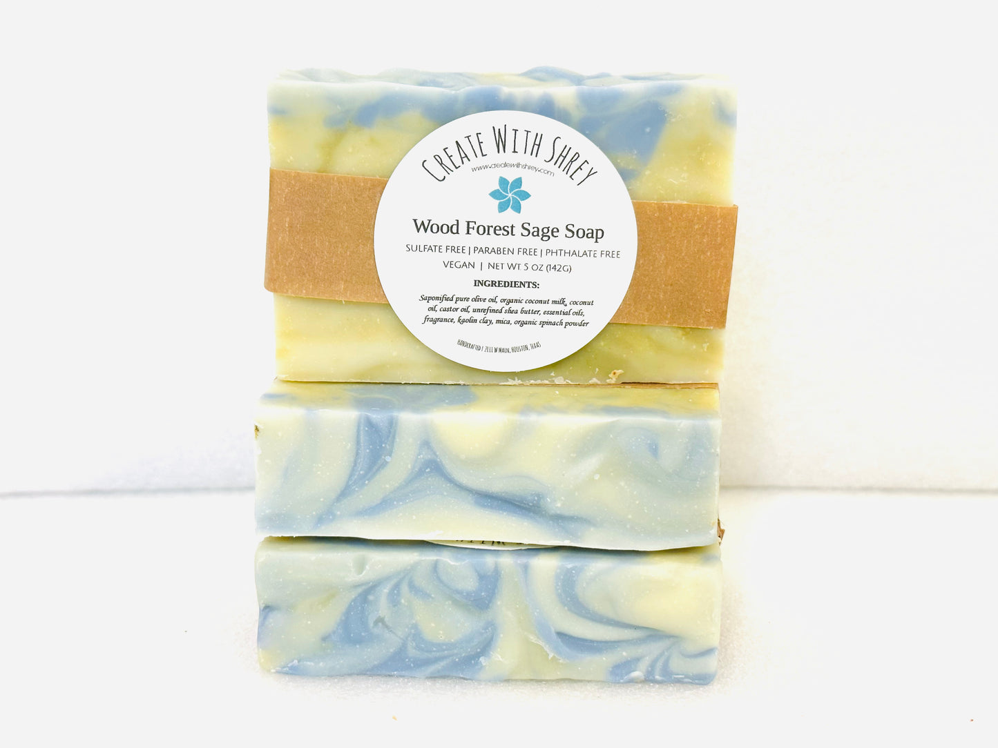 Wood Forest Sage Cold Process Soap